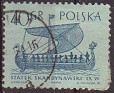 Poland - 1963 - Ships - 40 Groszv - Violet - Polonia, Ships - Scott 1128 - Scandinavian Ship S.IX - 0